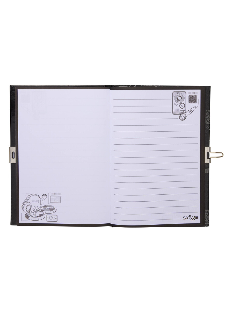 a5 lockable notebook with spy pen