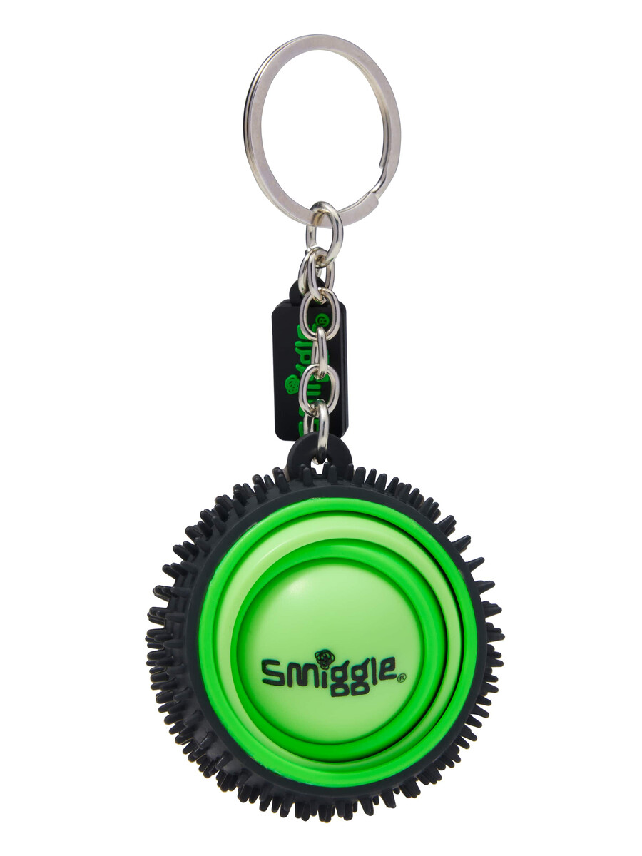 spinning circles fidget keyring