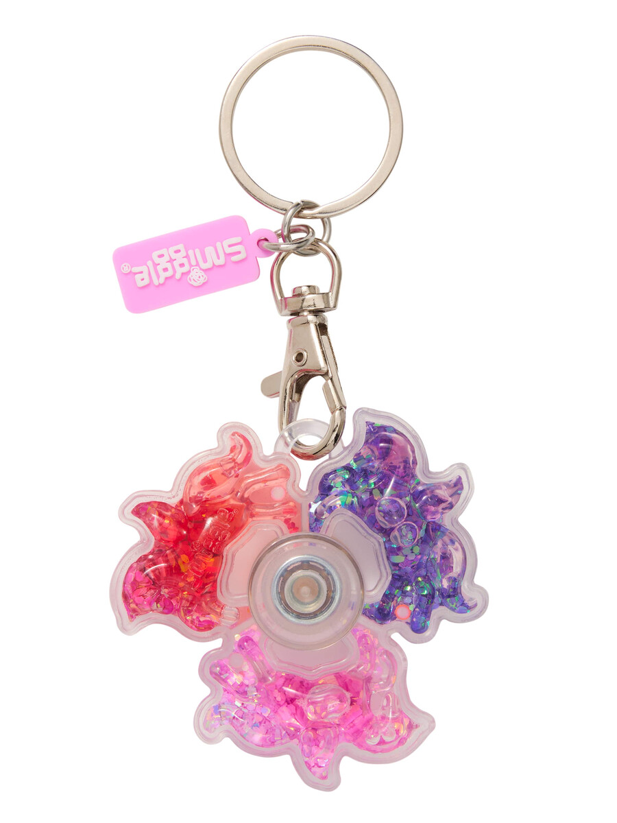 spinning unicorn floaty keyring