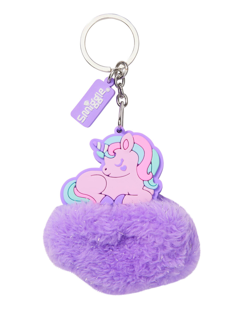 scented unicorn cloud keyring