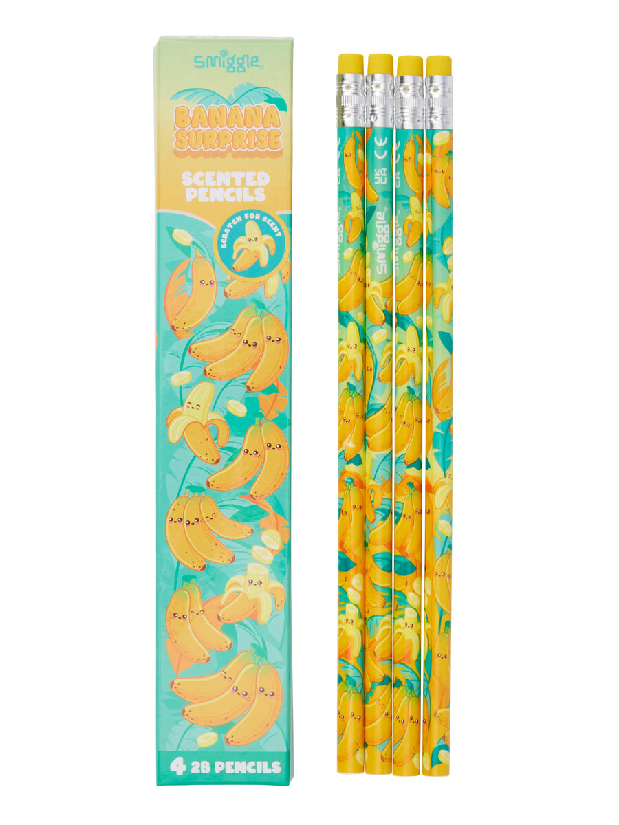 scented pencil pack x4 pack
