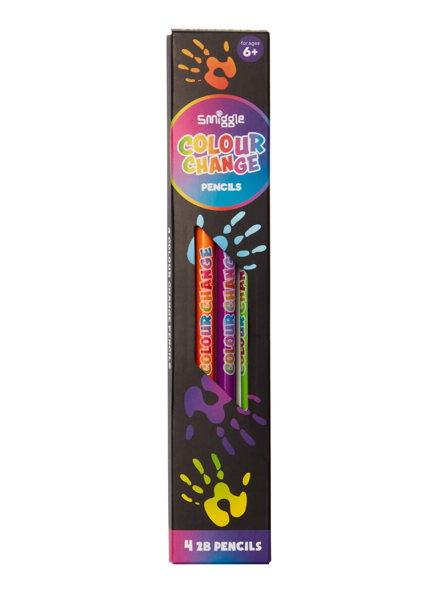 colour change pencil pack x4