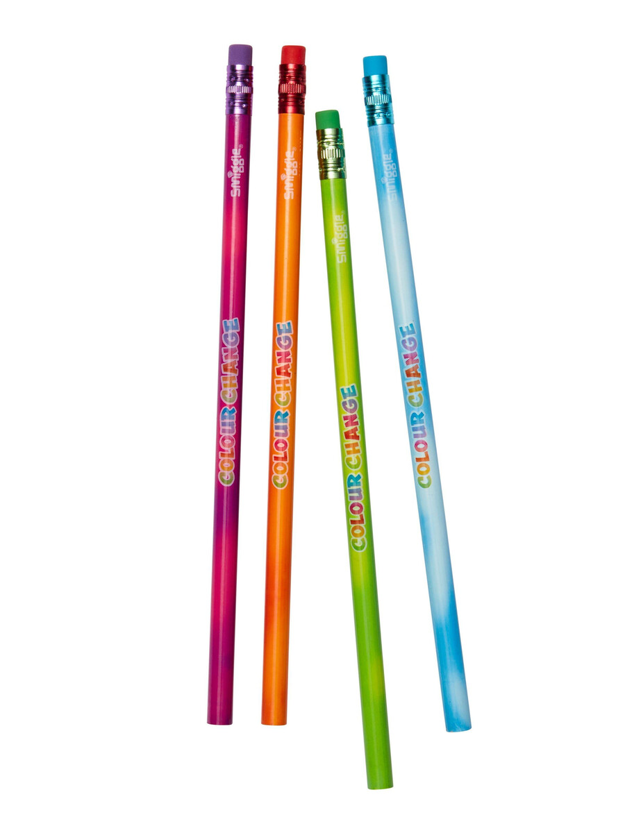 colour change pencil pack x4