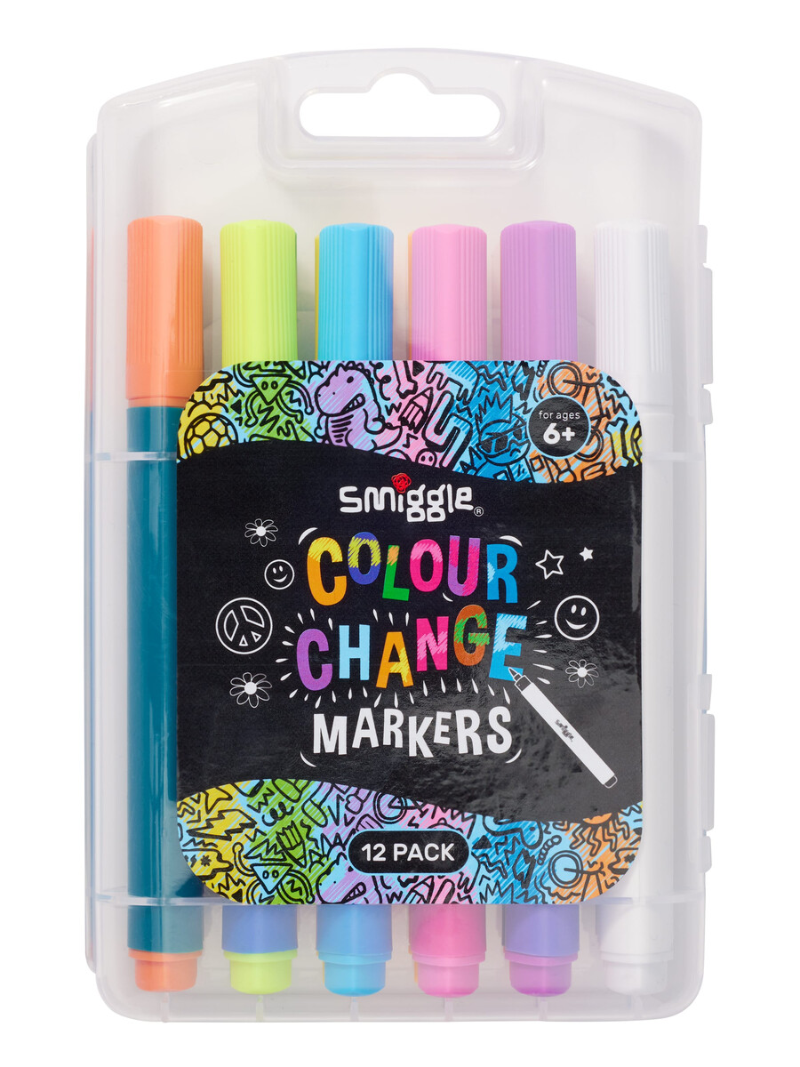 colour change markers x12
