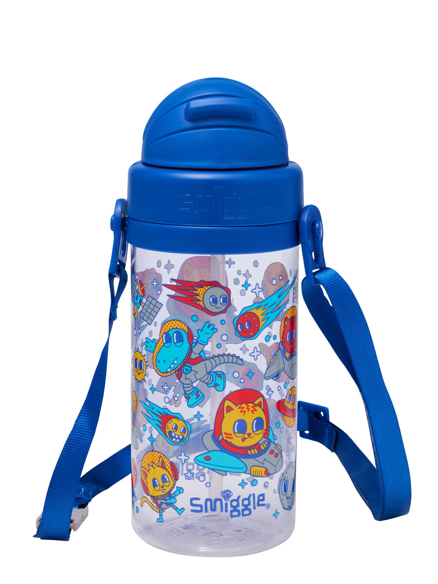 ready set go teeny tiny plastic drink bottle with strap 400ml