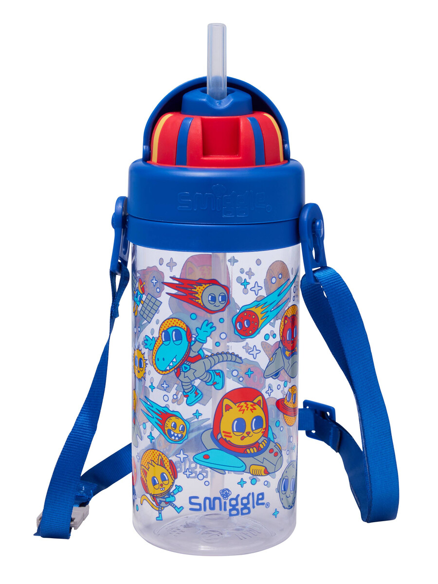 ready set go teeny tiny plastic drink bottle with strap 400ml