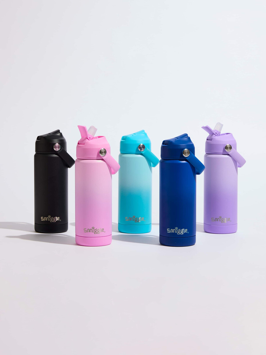 squiggle insulated stainless steel drink bottle 550ml