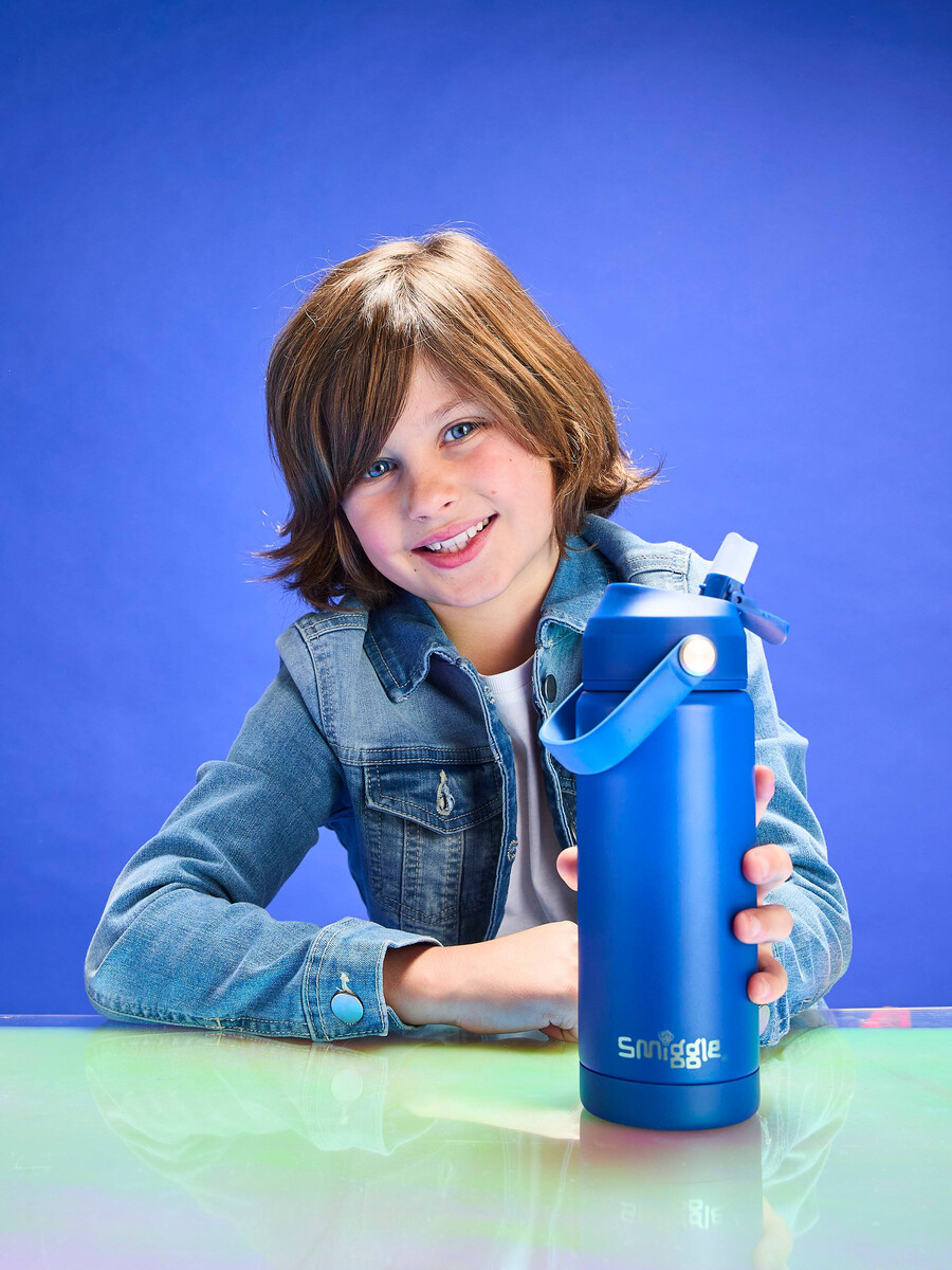 squiggle insulated stainless steel drink bottle 550ml