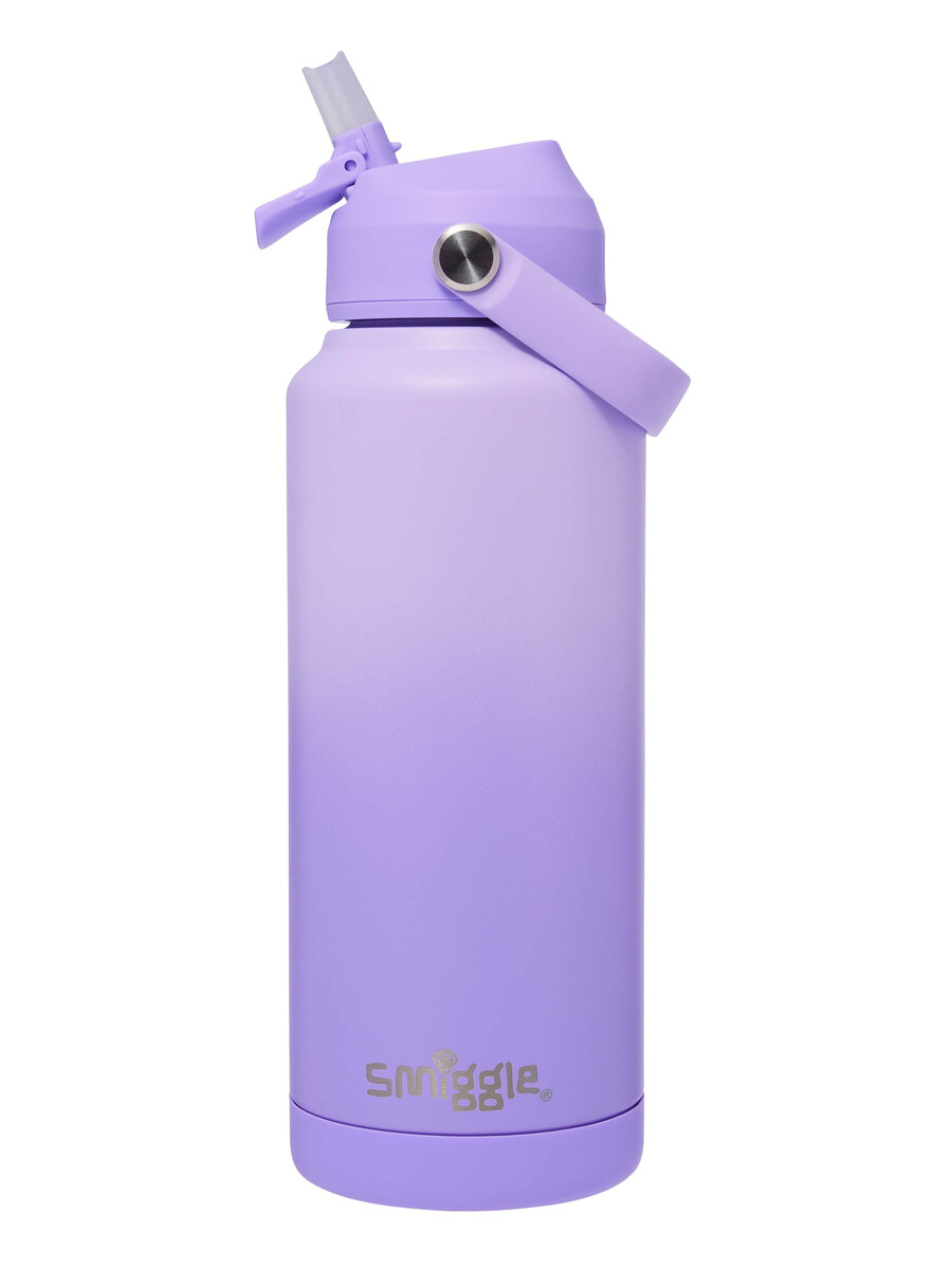 squiggle insulated stainless steel drink bottle 1l