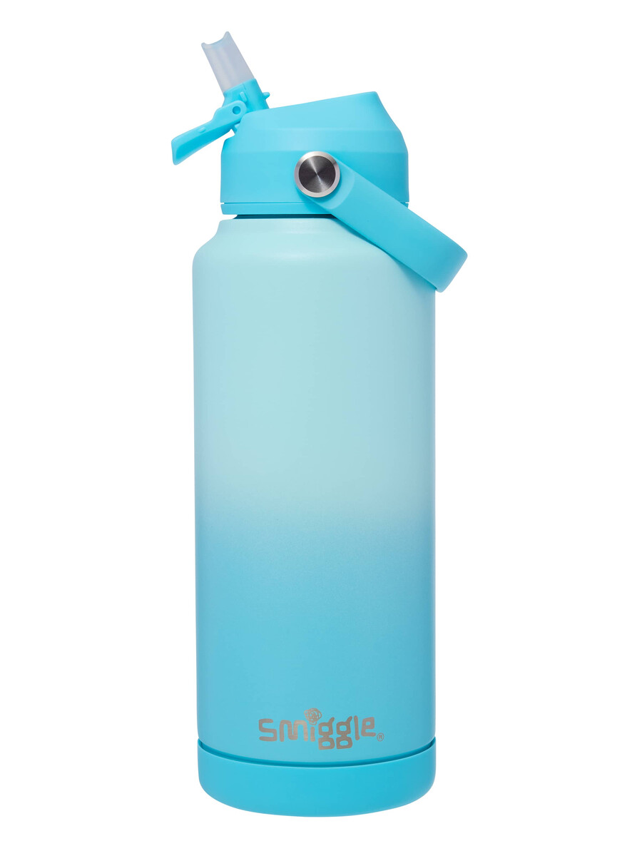 squiggle insulated stainless steel drink bottle 1l