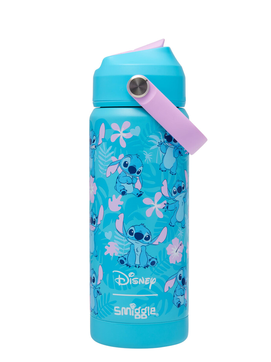 stitch squiggle insulated stainless steel drink bottle 550ml
