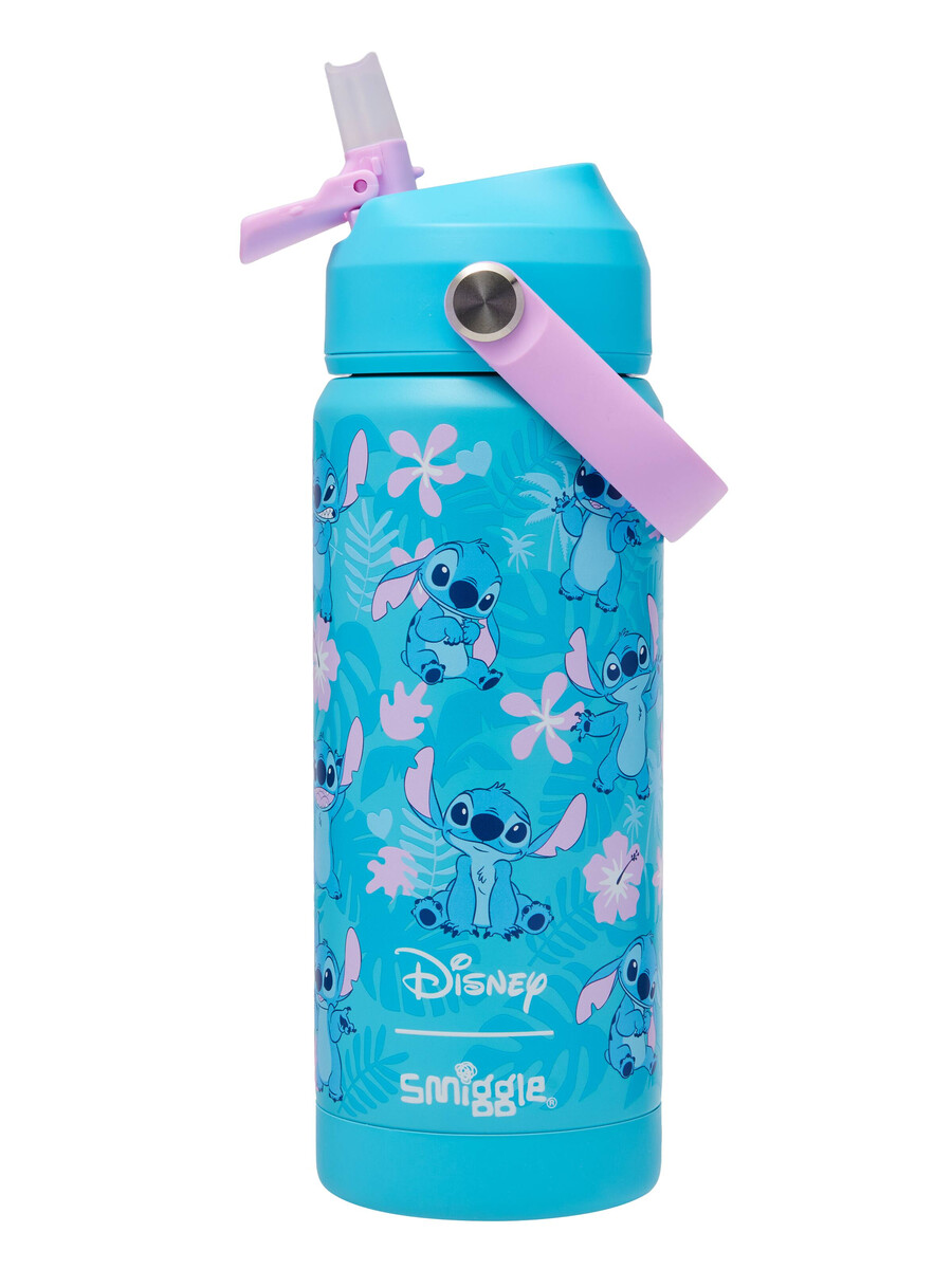 stitch squiggle insulated stainless steel drink bottle 550ml