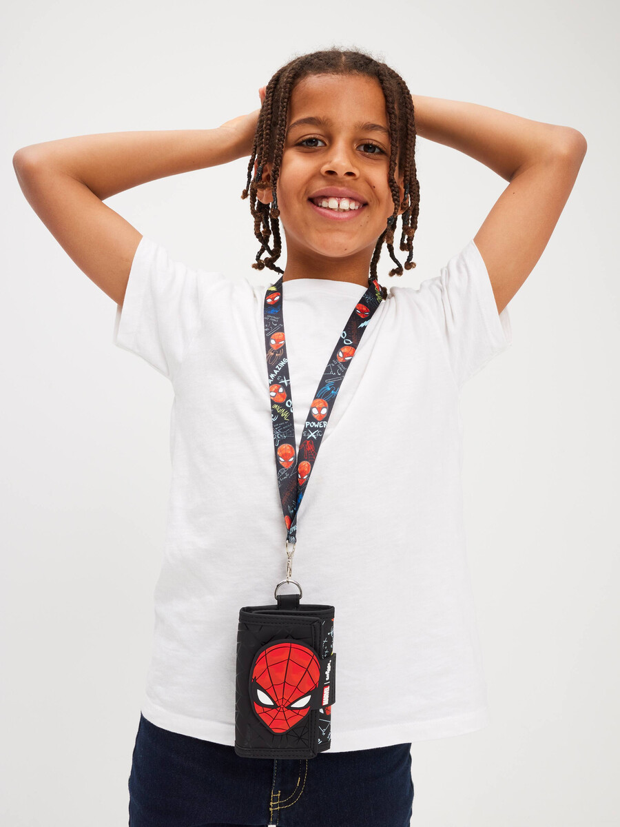 spider-man lanyard wallet